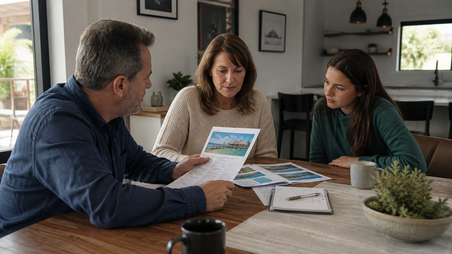 Timeshare owner speaking with an adviser about exit options and an unsolicited resale offer